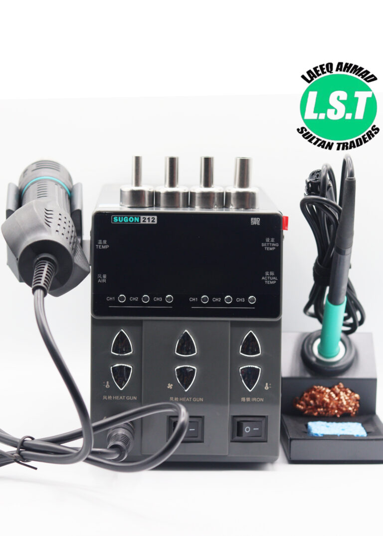SUGON 212 760W 2 IN 1 Soldering Station Hot Air Gun Rework Station - 4