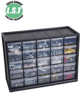 25 Drawer Wall Mounted Plastic Cabinet Box Electronic Components Box Medicine Box Jewelry Box by-2