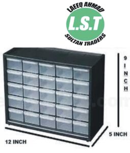 25 Drawer Wall Mounted Plastic Cabinet Box Electronic Components Box Medicine Box Jewelry Box by-3