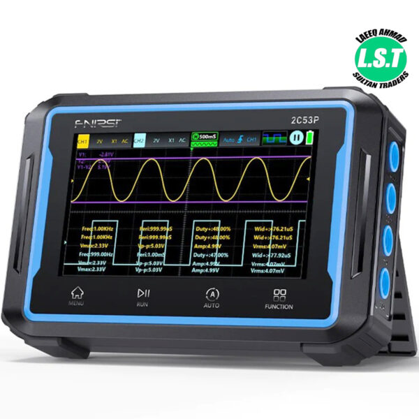 FNIRSI 2C53P 3-IN-1 50MHz 250MS/s Dual Channel Tablet Touchable Oscilloscope Multimeter DDS Generator-2
