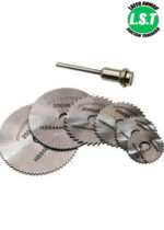 6pcs Mini Circular Saw Blade HSS Cutting Disc Rotating Drilling Tool Accessories For Wood Plastic Aluminum - 3