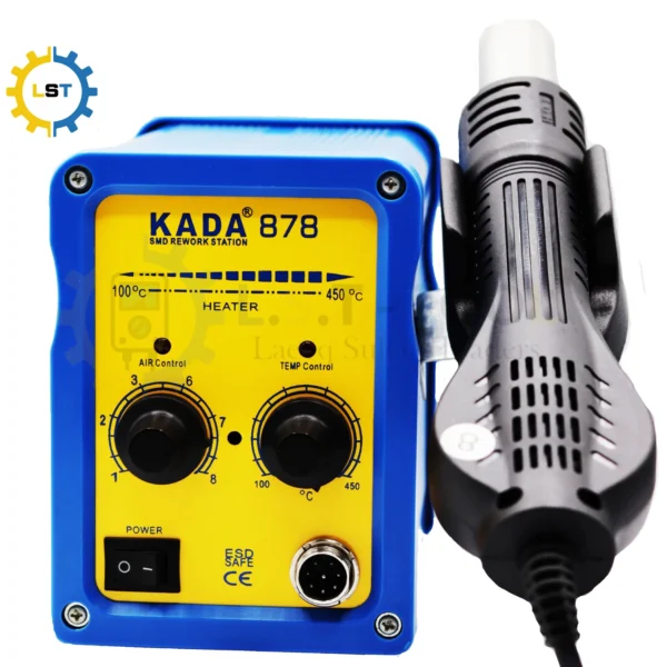 Kada 878 SMD Rework Station with Hot Air Gun