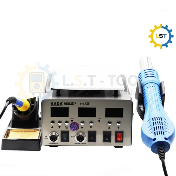 KADA 9803D+ 3 in 1 LCD Touch Screen Separator Machine Hot Air Station Soldering Iron Station