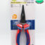 C-MART B0153-06 Red and blue handle NOSE PLIER 150mm/6″ - 4