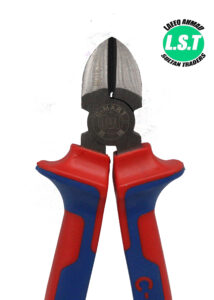 C-MART B0163-06 Red and blue handle cutting pliers 150mm/6″ - 1