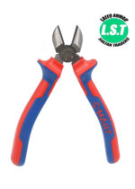 C-MART B0163-06 Red and blue handle cutting pliers 150mm/6″ - 2