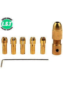 WLXY DIY001 Mini PCB drill chuck set - 2