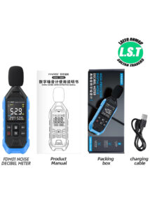 FNIRSI FDM01 High Precision Digital Noise Decibel Sound Level Meter-3