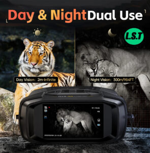 FNIRSI FR NVS40 4K Night Vision Goggles, Night Vision Binoculars with 4K Video 36M Photos-3