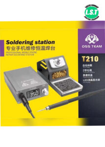 OSS T210 Smart Temperature Control Soldering Station 75W Soldering Iron Tip 2S Heating Solder Paste for Phone PCB Soldering Tool - 4