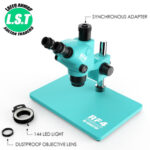 RF4 RF-6565TVP 6.5-65X Trinocular Stereo Microscope - 4