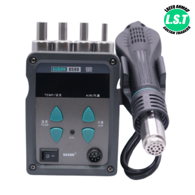 SUGON 858D Hot Air Gun Soldering Station 700W Temperature 500 Digital Display SMD - 3