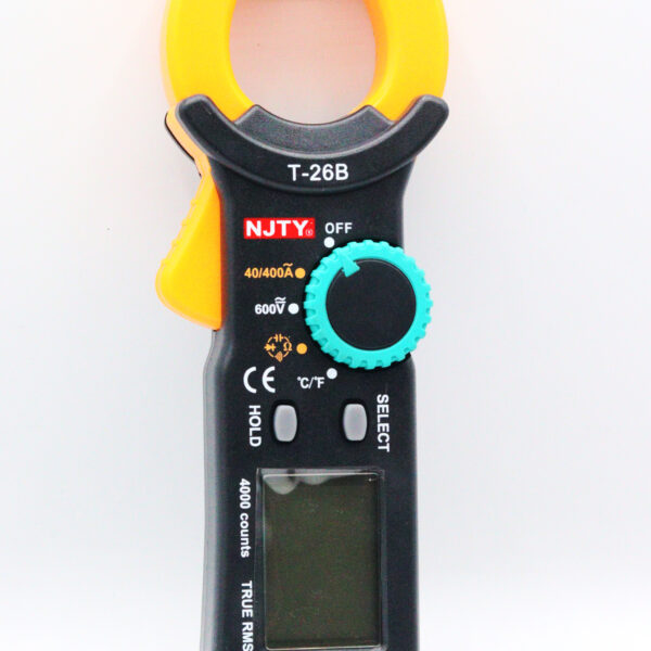 NJTY T26-B AC/DC Voltage AC Current Portable Handheld Multimeter Measuring Resistance Capacitance Continuity Diode Temperature - 3