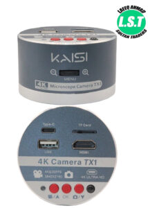 Kaisi TX-350E Ver1.3 7X-50X Zoom Trinocular Stereo Microscope with Big Base & 4K Camera - 6