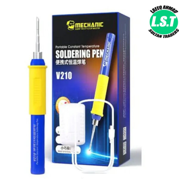 Mechanic V210 12V C-Type Portable Constant Temperature Rechargeable Electric Soldering Pen - 3