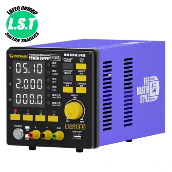 Mechanic DSP30D5 30V/5A Digital Display Programming DC Power Supply - 2