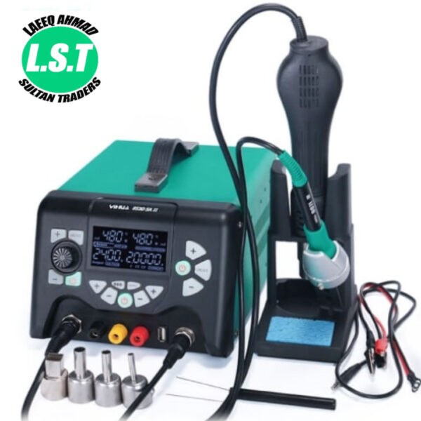 853D 5A-II Soldering Rework Station with Hot Air Heat Gun and Soldering Iron - 4