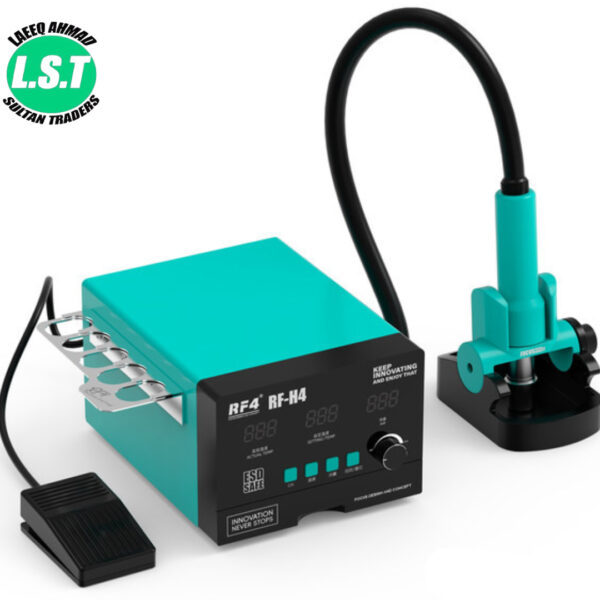 RF4 RF-H4 Hot Air Gun Soldering Station with Digital Screen 1200W Rework Welding Equipment for PCB SMD BGA Repair Tool - 5