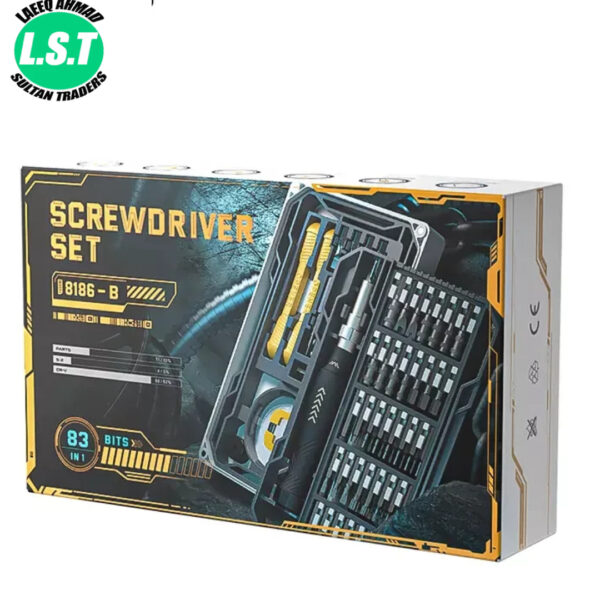 Jakemy JM-8186 83 in 1 New version Precision screwdriver set with TPR Soft gule handle - 4