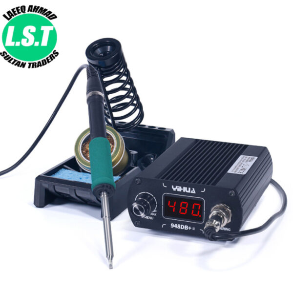 YIHUA 948DB+-II 110-240V Soldering Station 75W Quick Heating with Tip T12 Electronic Soldering Iron Station - 5