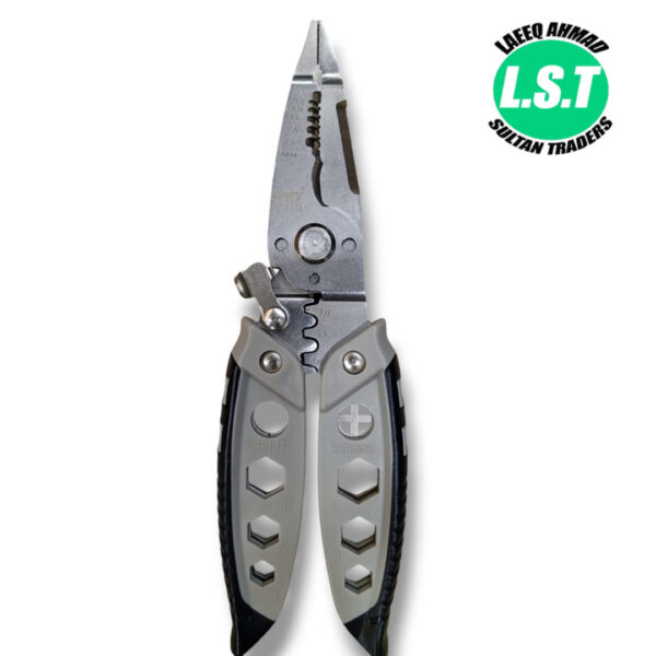 YTH Y710 8IN1 Multi-Functional Stripping Nosed Pliers Stripping Wire Pressing Pliers Winding Wire - 3