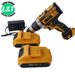 SuperStar 24V Cordless Drill with Hammer 3 function Drill with double lithium battries - 2