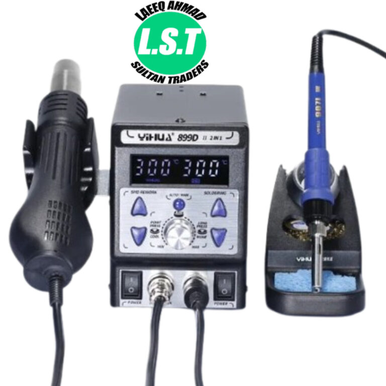 YIHUA 899D-II One Button Turns Hot to Cool Air New Upgraded Nozzle Easy Plug-pull 2 IN 1 Hot Air Rework Soldering Iron Station - 4