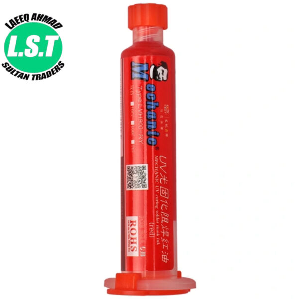 MECHANIC UV Curing Solder Mask Ink Red-1