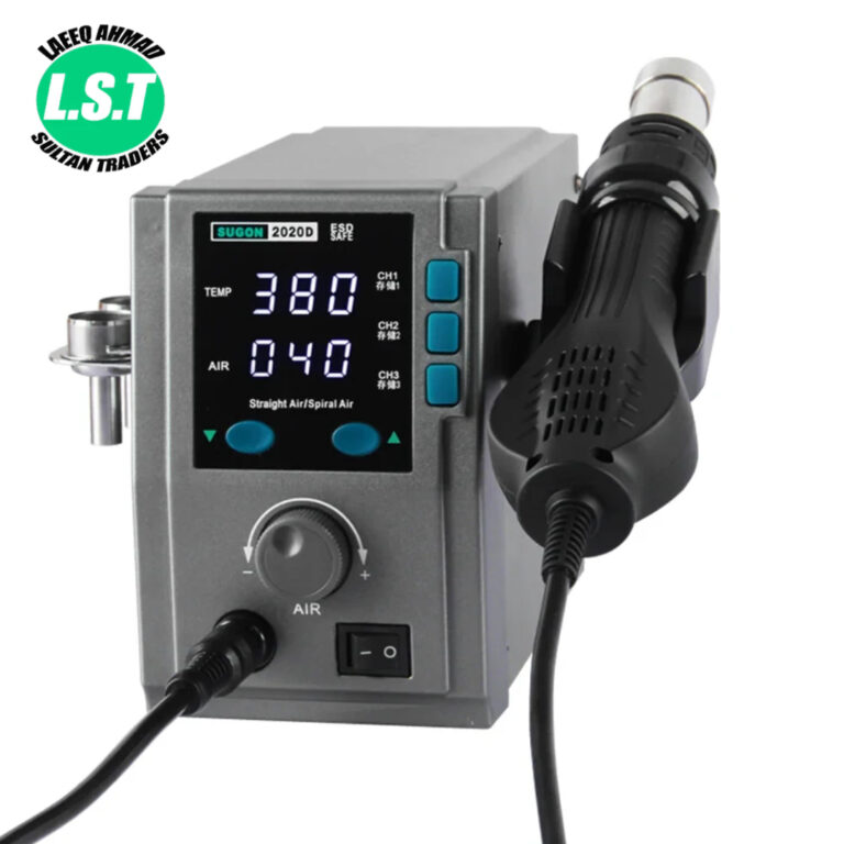 SUGON 2020D hot air gun, mobile phone repair motherboard chip disassembly, component removal, hot hair dryer, spiral air/straight air switch - 5