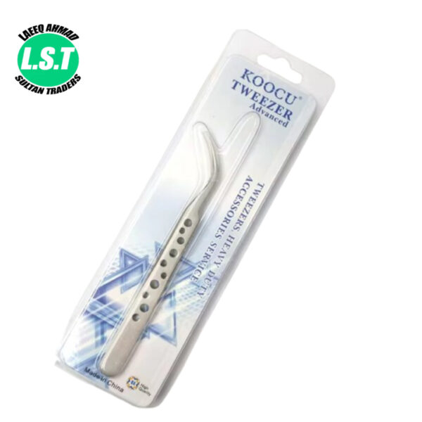KOOCU ST25 Professional Eyebrow Tweezers Hair Beauty Slanted Stainless Steel Tweezer Tool - 3