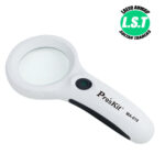 Por'skit MA-019 3X Handheld LED Light Magnifier with Currency Detecting Function - 2