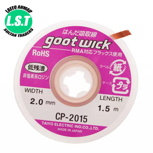 Desoldering Braid Solder Remover Copper Wick 1.5m Spool Wire - 4