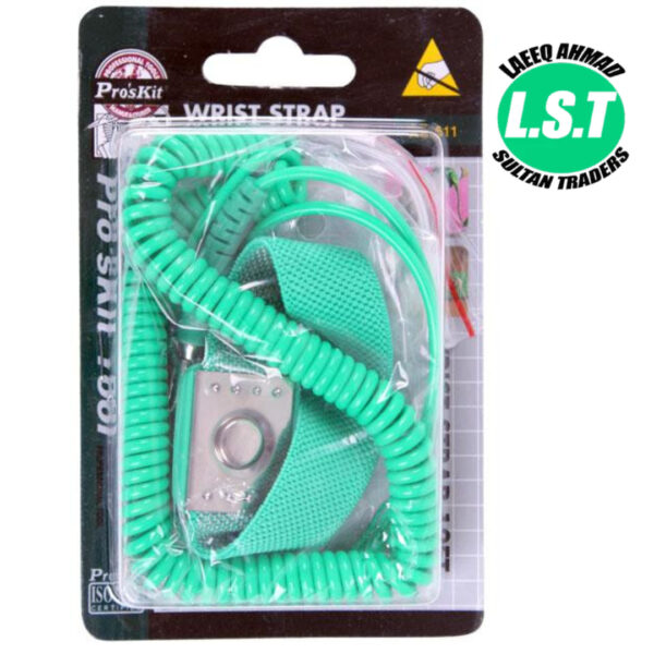 Proskit AS-611 Plastic Wrist Strap (Green) - 3