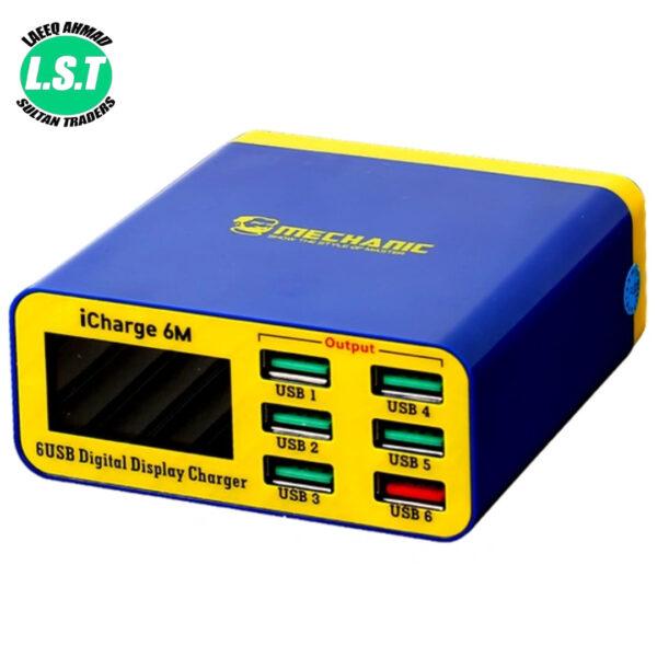 Mechanic ICharge 6M LCD Digital Display Fast Charger-1