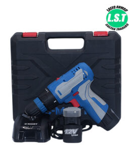 C-Mart W0022 12V lithium battery Advanced Impact Power Machine Tool Set Cordless Drill - 1