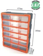 K502 Box Storage Box with 39 Drawers, Storage Box for Electronic Components, Drawer Storage, Screw Parts Storage Box-6