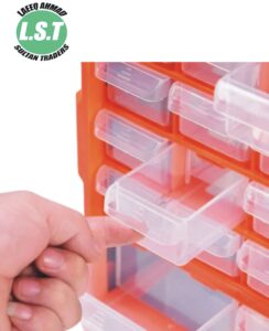 K502 Box Storage Box with 39 Drawers, Storage Box for Electronic Components, Drawer Storage, Screw Parts Storage Box-3