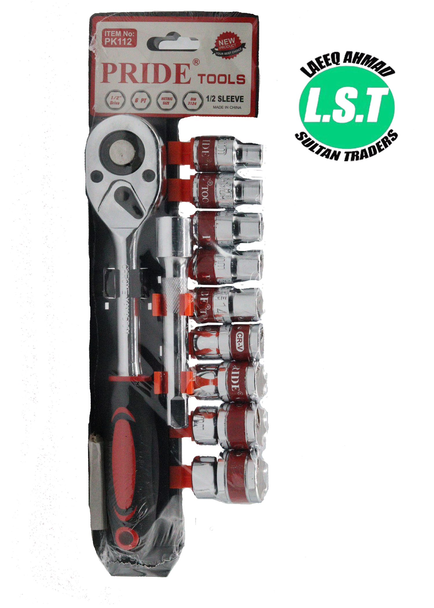 Pride PK112 11pcs Socket Set - 3 Pride PK112 11pcs Socket Set - 3