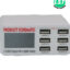 6 Ports USB Smart Phone Charger Individual Screen Display Voltage and Current Multiplexed Universal Fast Charging Head - 4