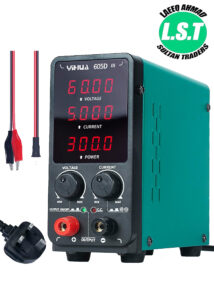 YIHUA 605D-III Adjustable DC Bench Power Supply 0.00-60V 0.000-5A Adjustable DC Power Supply - 3