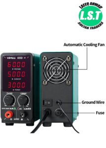 YIHUA 605D-III Adjustable DC Bench Power Supply 0.00-60V 0.000-5A Adjustable DC Power Supply - 2