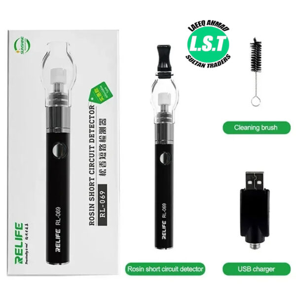 Relife RL-069 Rosin Atomizer Rosin Short Circuit Detector Pen USB Charging Welding Pen No Need Soldering Iron
