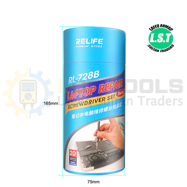 RELIFE RL-728A 2D Sturdy Mobile Phone Repair Screwdriver Set