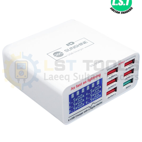 SUNHINE SS-304Q USB Smart Lightning Charger
