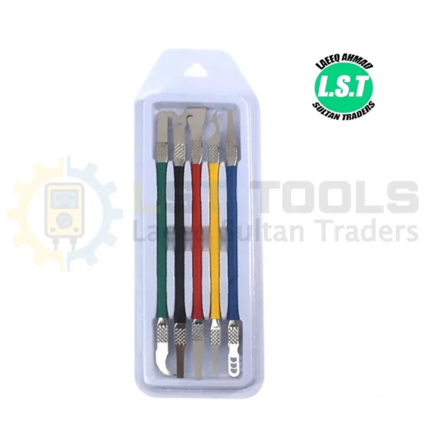 SW-103 Opener Kits 5 in 1 CPU IC Electronic Components Degumming Crowbar Tools Kit