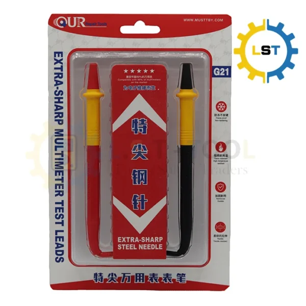 QUR G21 SMD Extra Sharp Multimeter Test Leads