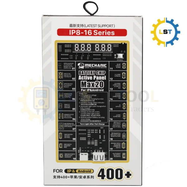 Mechanic MAX20 Battery Chip Active Panel for IP 8-16 Pro Max Android Battery Activation Tool Circuit Board Charging Tester Tool