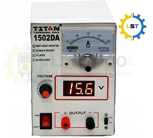 Titan TN1502DA 15V 2A Regulated Digital Power Supply