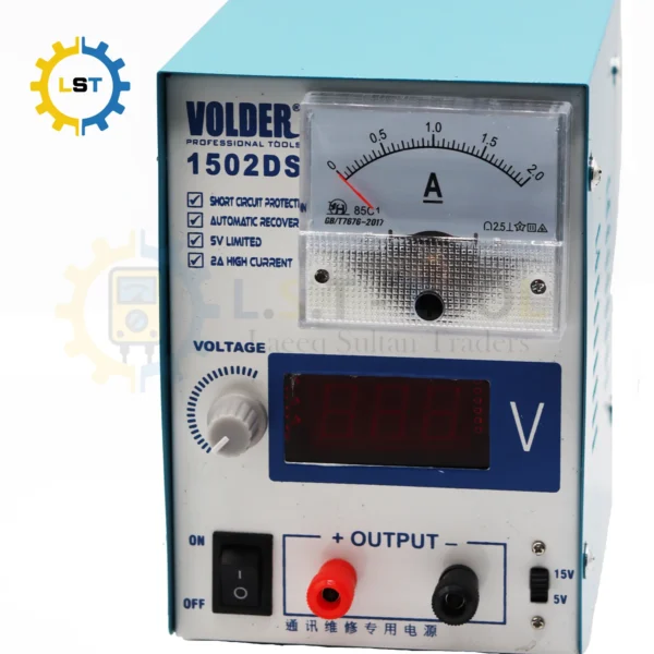 Volder 1502DS 0-15V 2A Adjustable Voltage Regulator DC Power Supply