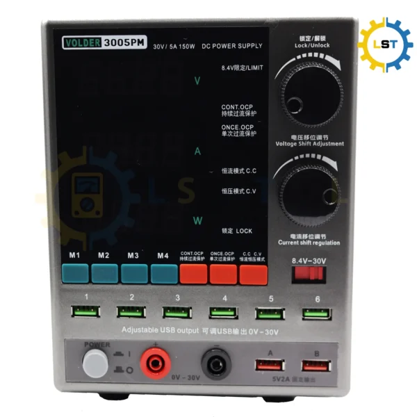 Volder Power Supply 3005PM 30v-5A Precision Adjustable DC Supply